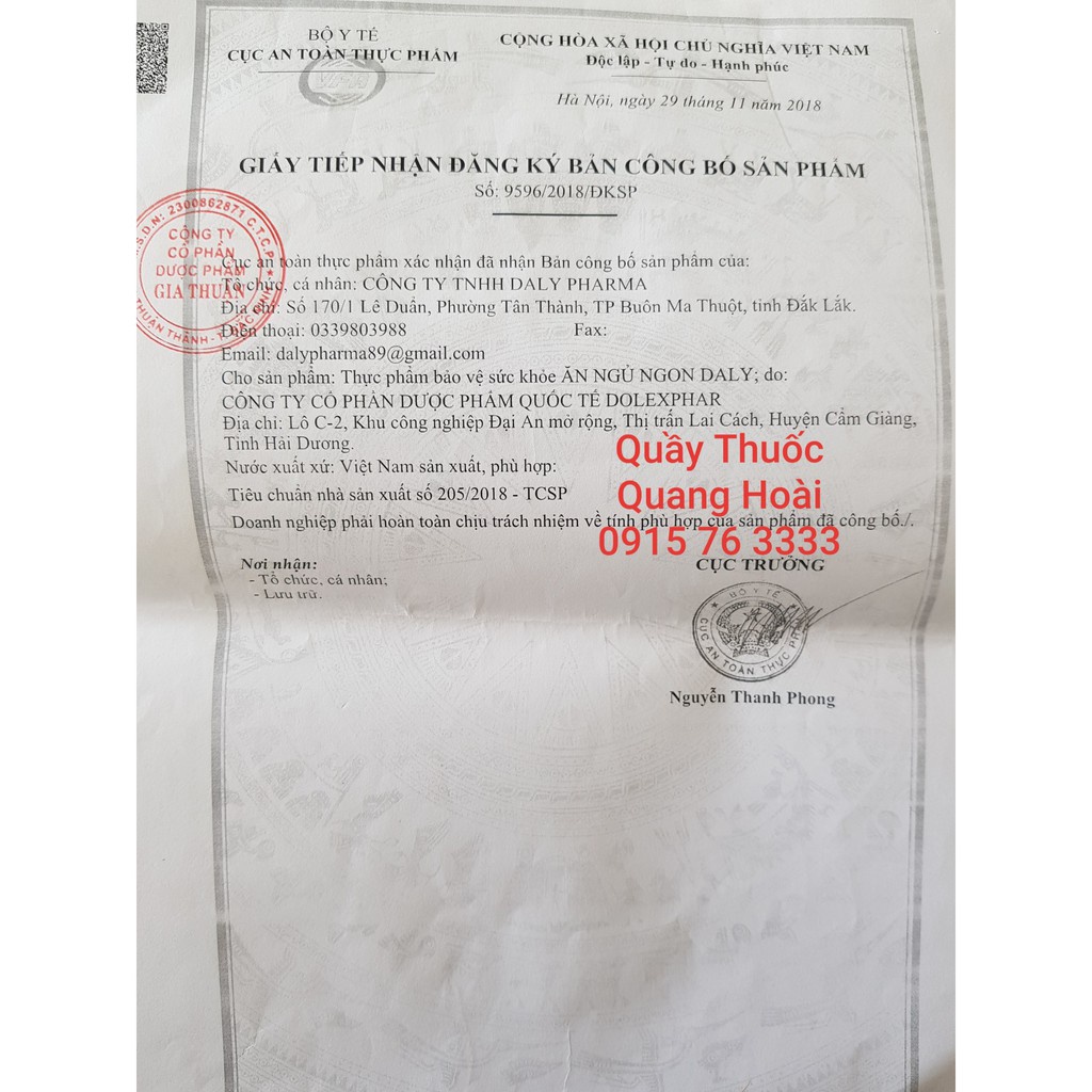 ✅ Viên ngủ ngon Daly Samur viên ăn ngủ ngon, dưỡng tâm an thần, giảm suy nhược cơ thể, thần kinh