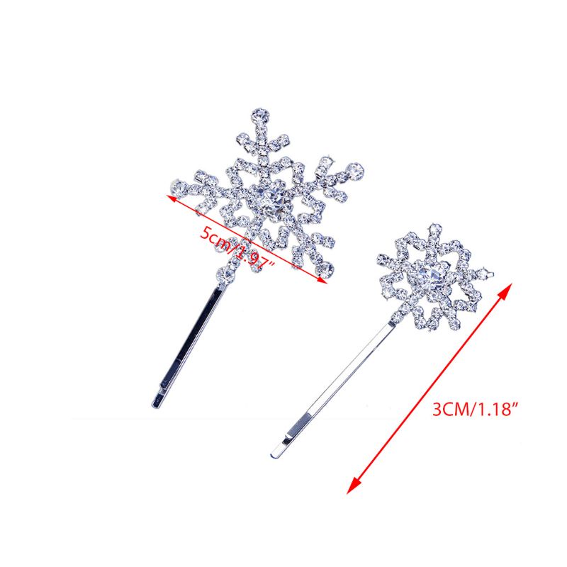 Ghim Cài Áo Hình Bông Tuyết Đính Đá Sang Trọng Cho Nữ