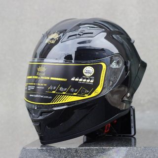 Nón bảo hiểm fullface M137 2kính Đen Bóng tem Royal