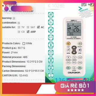 Điều khiển điều hòa đa năng 1000in1 K-1028E