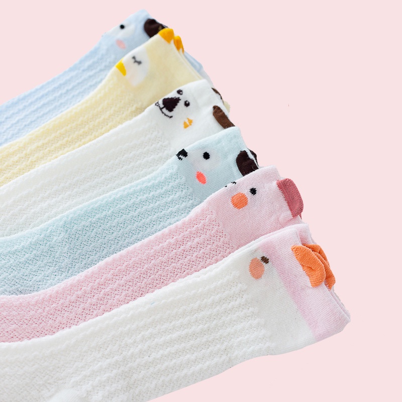 [THOMAS KIDS] Vớ Bằng Cotton Nguyên Chất Thoáng Khí Thoải Mái Dễ Thương Dành Cho Bé 0-3 Tuổi