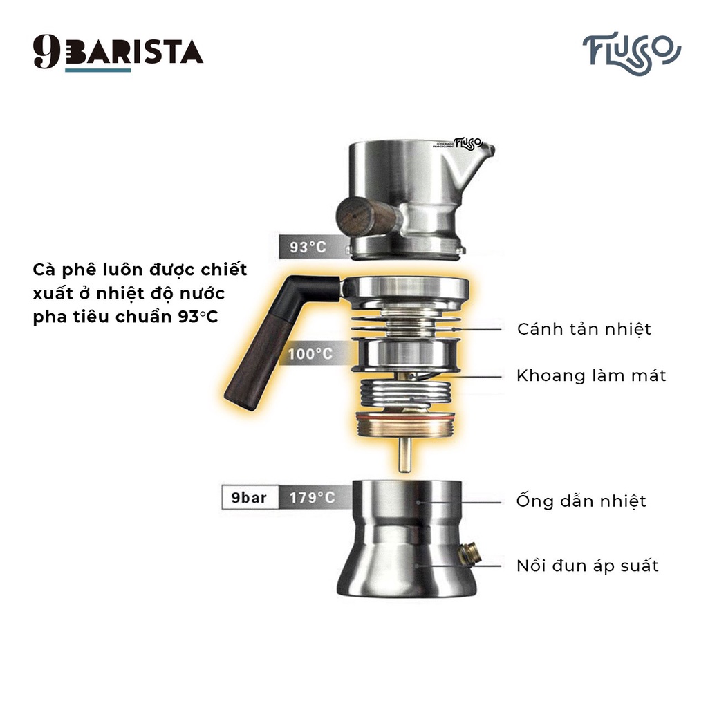 Ấm pha cà phê 9Barista