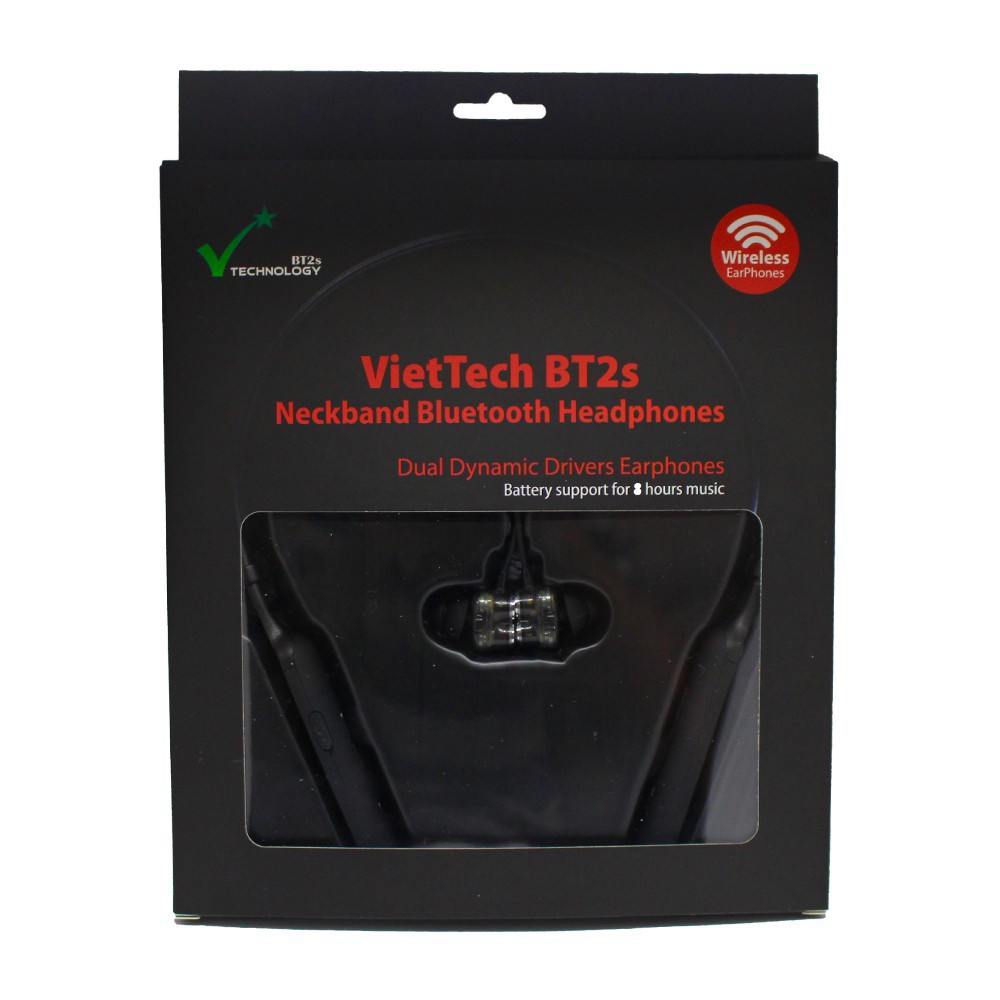 Tai Nghe Bluetooth Choàng Cổ VietTech BT2s | BigBuy360 - bigbuy360.vn