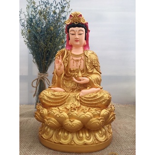 Tượng Phật Bà Quan Thế Âm Bồ Tát ngồi 37cm