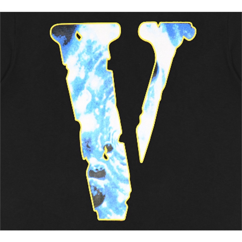 Áo Thun Tay Ngắn Cổ Tròn In Chữ V Cỡ Lớn Thời Trang Unisex