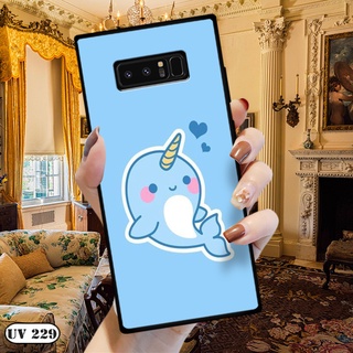 Ốp lưng nhám in hình 3D Samsung Galaxy Note 8