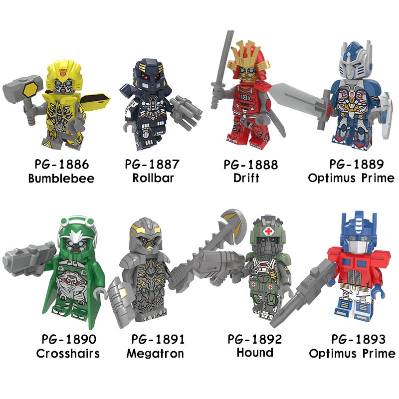 Mô hình đồ chơi Lego nhân vật rô bốt trong phim Transformers dùng trang trí