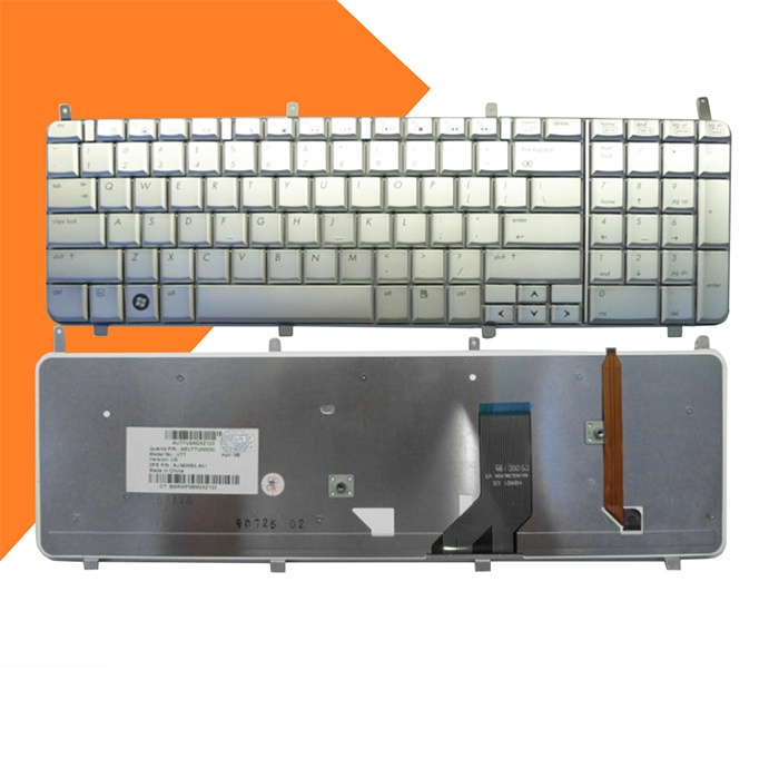 Bàn phím laptop HP HDX18,DV8 MÀU BẠC