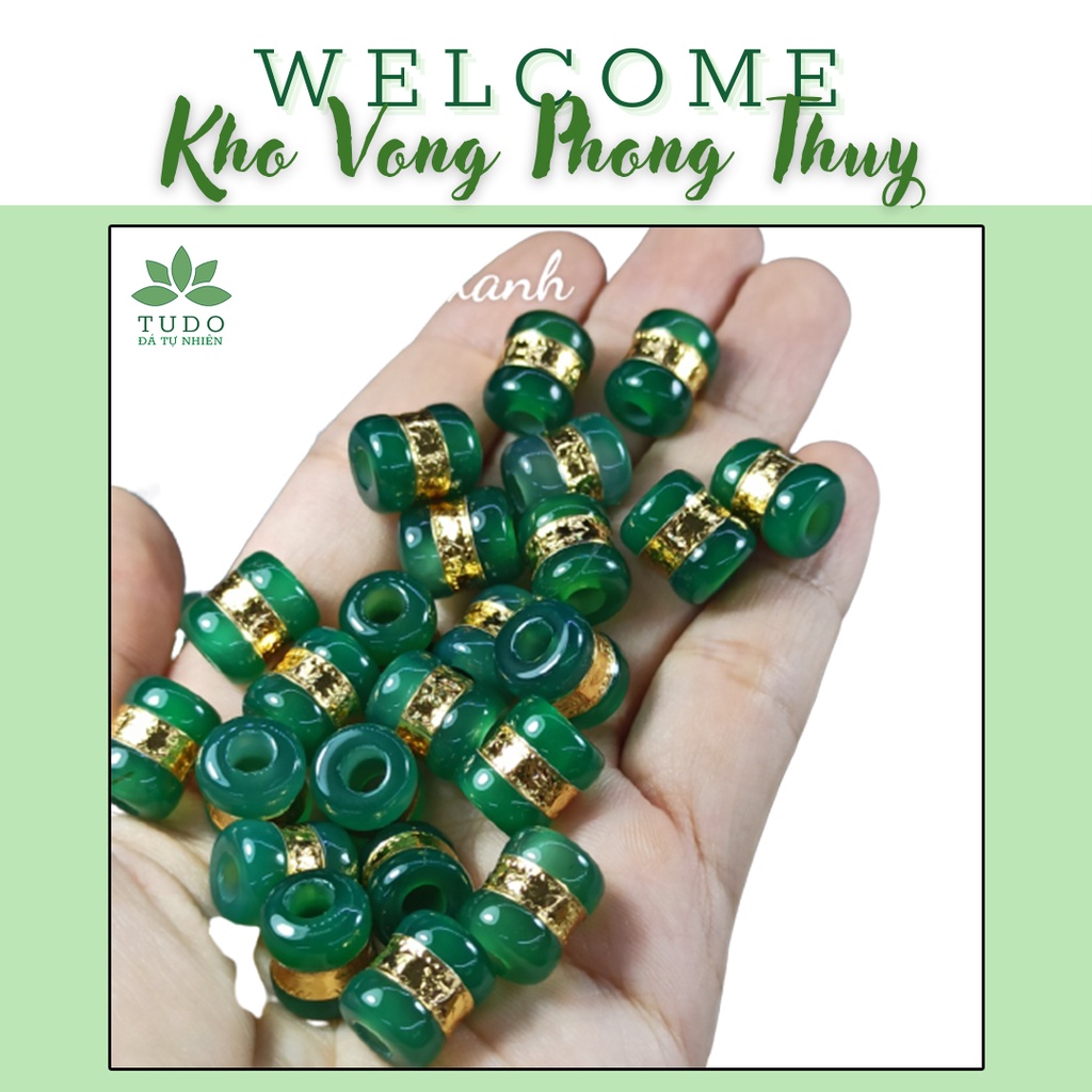 Lu thống bạch ngọc hòa điền, mã não tự nhiên màu trắng, xanh bọc Vàng (hàm lượng Vàng 41-55%) TUDO có kiểm định