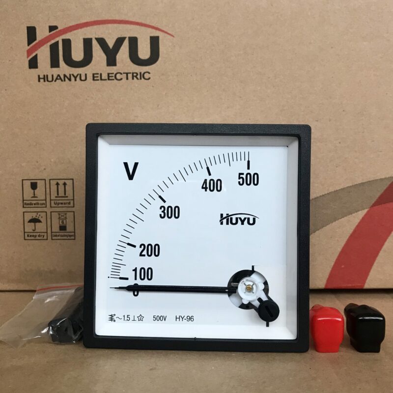 Đồng hồ đo Volt size 96 x 96, loại 500V ,Hãng Huyu ( Chính Hãng)