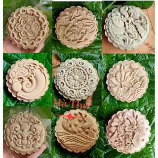 khuôn trung thu lò xo 150g 9 mặt kèm nhấn