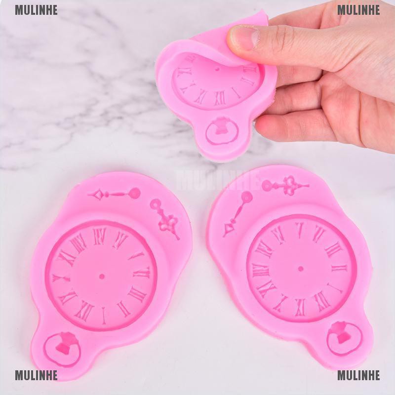 1 Khuôn Silicone Tạo Hình Đồng Hồ Làm Bánh Kẹo