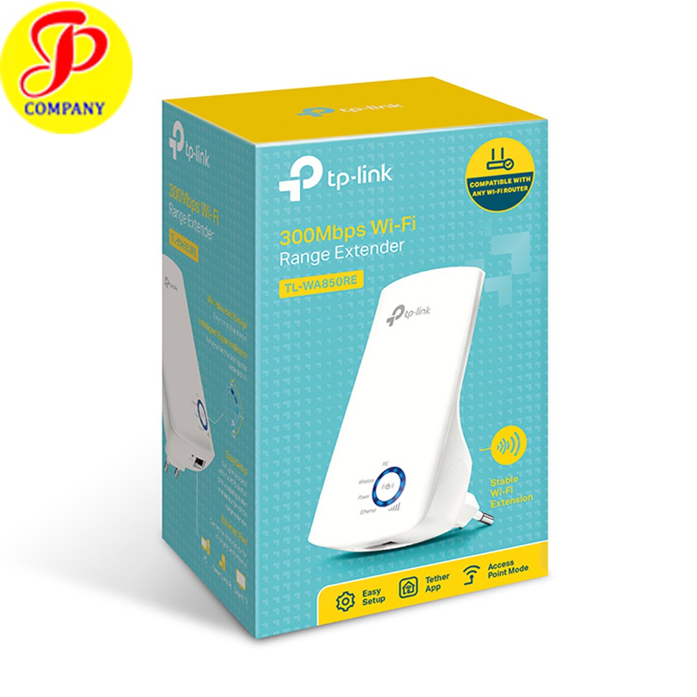 Thiết bị mở rộng sóng Wifi TP-Link 850RE Chuẩn N Tốc Độ 300Mbps - Chính Hãng - Mới 100% | BigBuy360 - bigbuy360.vn