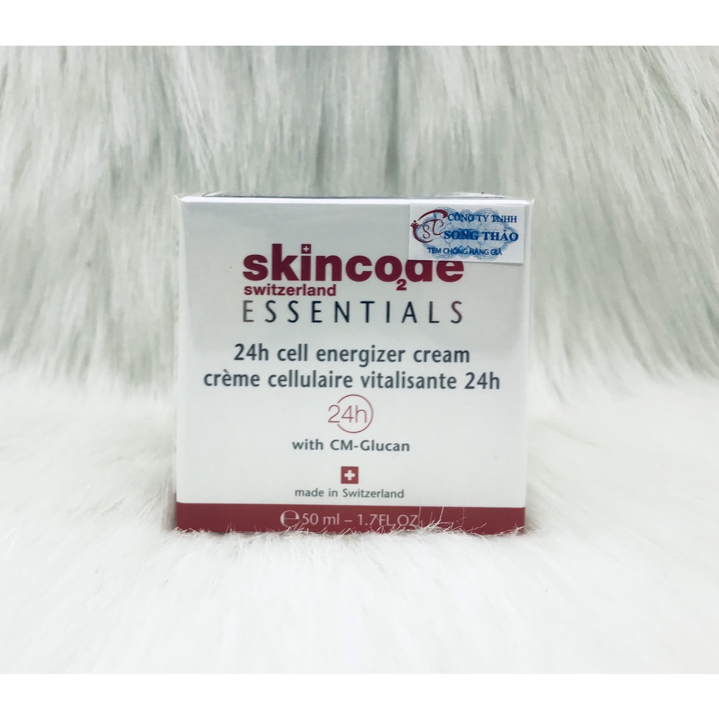 Kem tế bào phục hồi năng lượng và bảo vệ da Skincode Essentials 24H Cell Energizer Cream