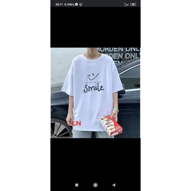 [SIÊU SALE] Áo Thun Tay Lỡ Freesize Unisex, Áo Thun Form Rộng Icon Smile Siêu Hót( kèm ảnh thật)