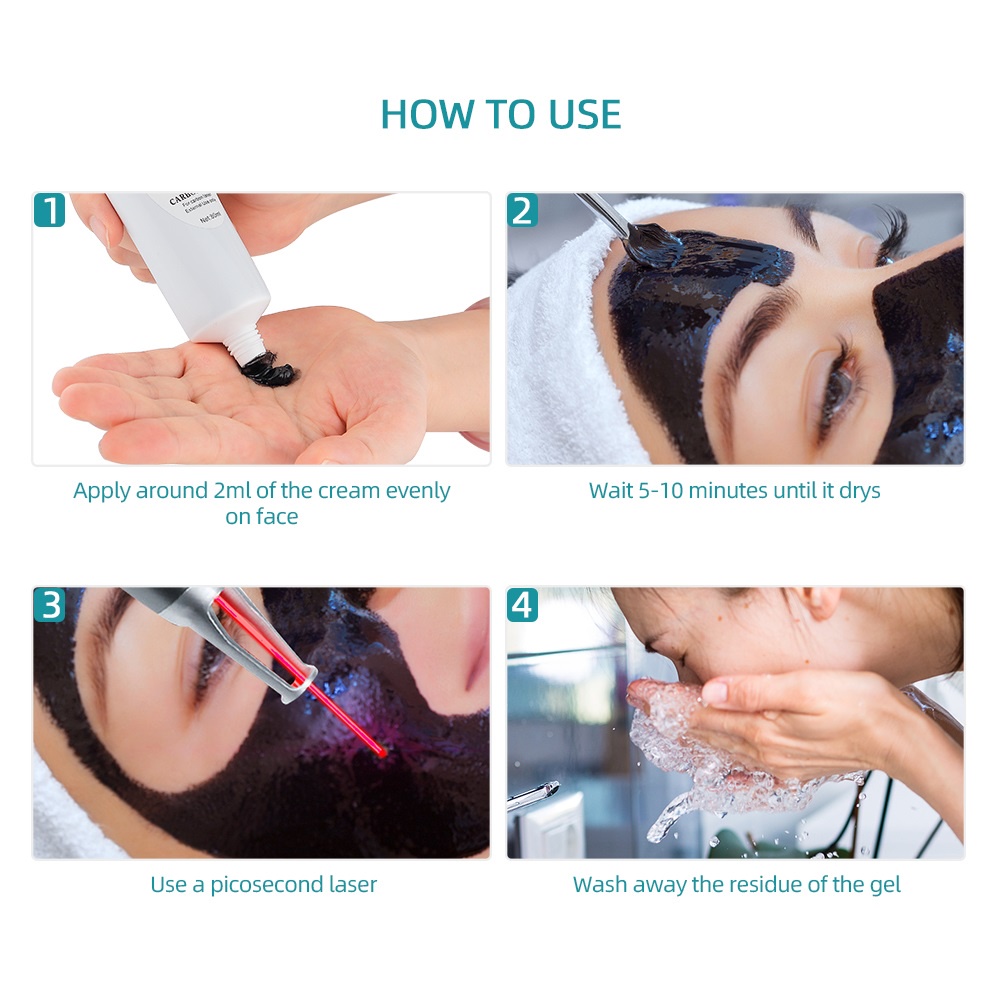 Gel carbon laser ForeverLily mềm mại làm trắng da chăm sóc da mặt