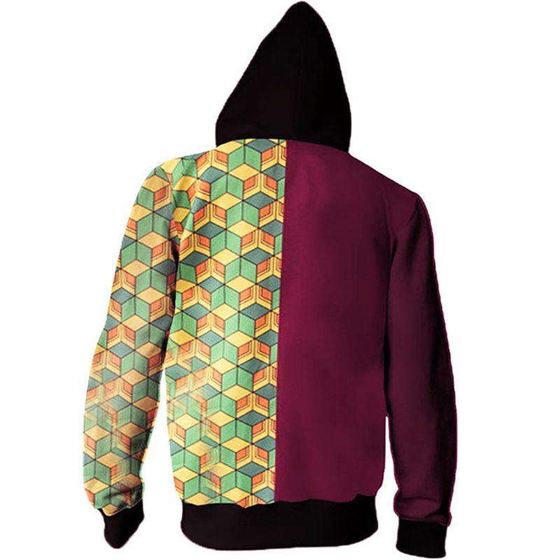 Áo khoác hóa trang và cosplay Demon Slayer Kimetsu no Yaiba phối dây kéo tiện lợi | BigBuy360 - bigbuy360.vn