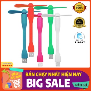 Quạt USB 2 cánh siêu mát sử dụng được với sạc dự phòng - cóc sạc điện thoại - cổng usb máy tính