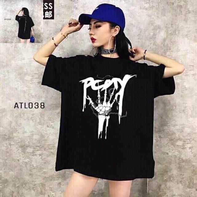 Áo Thun From Rộng Tay Lỡ BÀN TAY XƯƠNG UNISEX