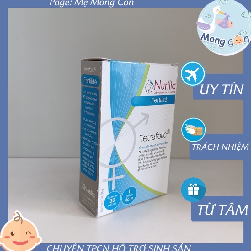 Tetrafolic  vitamin cho người mang GEN ĐÔNG MÁU, hỗ trợ thụ thai