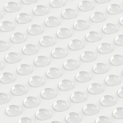 Set 50 miếng đệm cách âm giảm chấn làm bằng cao su cho cửa tủ/ ngăn kéo/ đồ thủy tinh