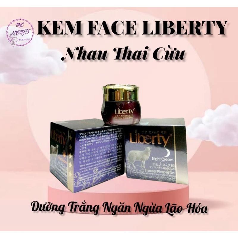 KEM DƯỠNG TRẮNG DA LIBERTY NHAU THAI CỪU