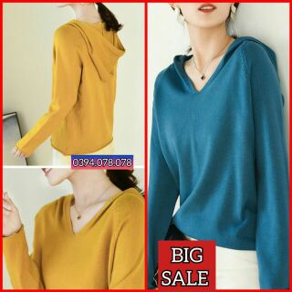 ÁO LEN CÓ MŨ HÀNG QUẢNG CHÂU LOẠI 1