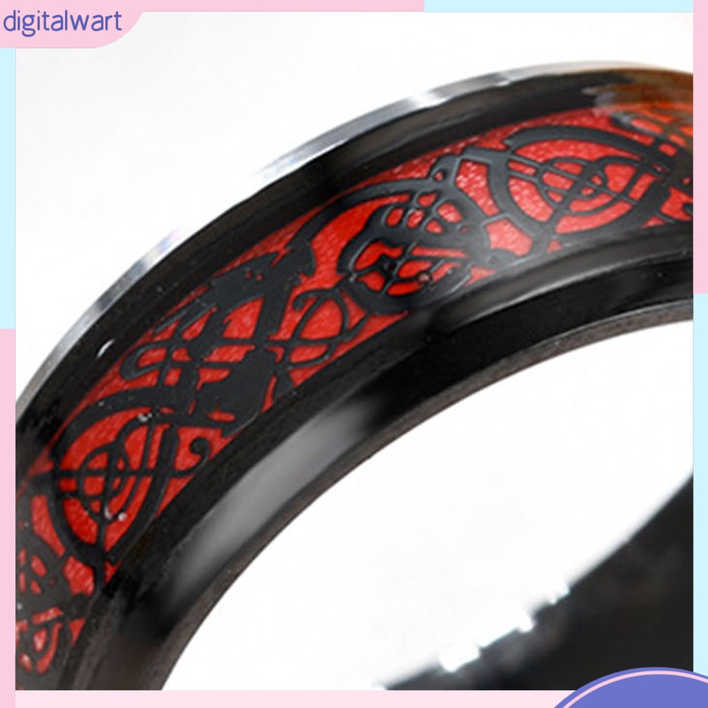 Nhẫn hợp kim dạ quang cá tính cho nam