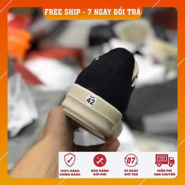 [ 💝 GIÁ SALE] Giày rick owen cổ thấp 🌟 R🔥E🔥P 1:1 VN đế thơm Full box + Bill