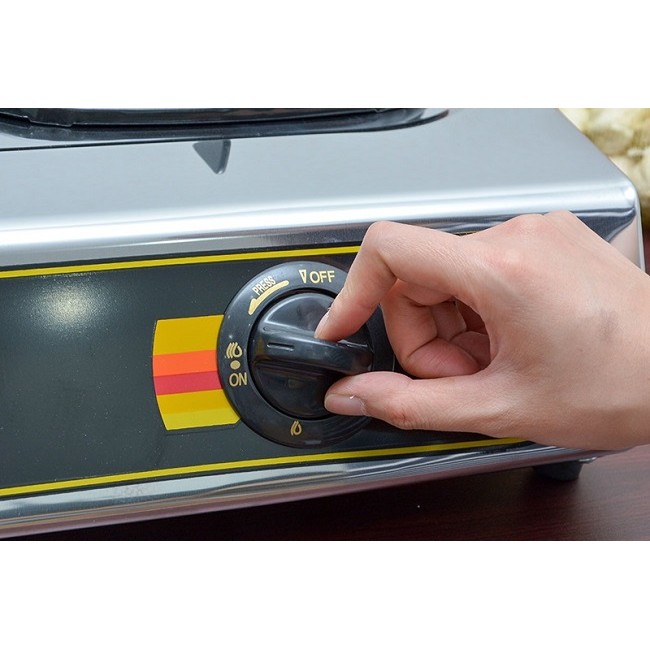 Bếp gas đôi Rinnai RV-577 (BK) (Bạc)