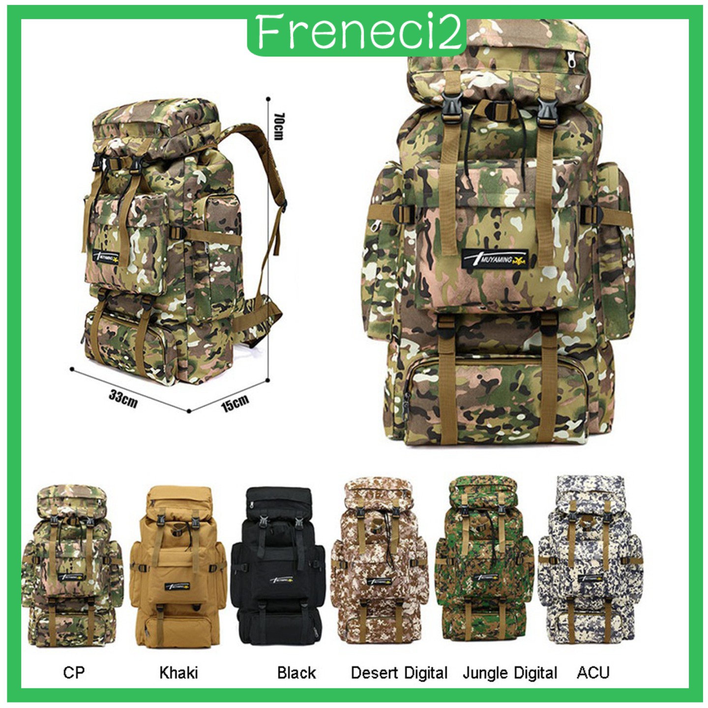 Ba Lô Sức Chứa Lớn Chống Thấm Nước Tiện Dụng Khi Đi Dã Ngoại 70l  | BigBuy360 - bigbuy360.vn