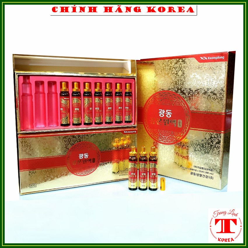 Bổ dược Kwangdong hàn quốc thượng hạng, hộp 60 ống - Bổ thận, tăng cường sinh lý, sức khỏe, phòng ung thư - tranglinh