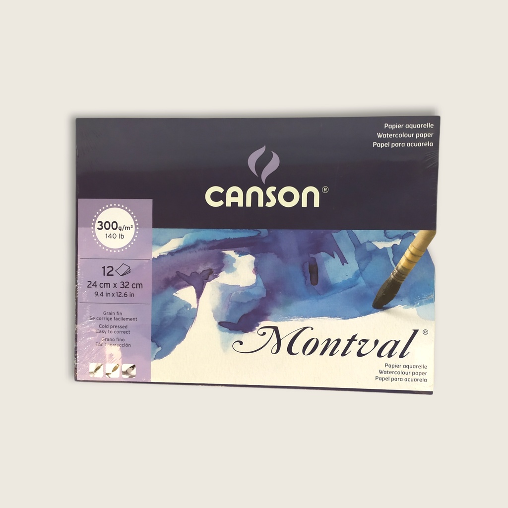 Mô hình xe Canson MONTVAL 12S 24X32 CP 300G