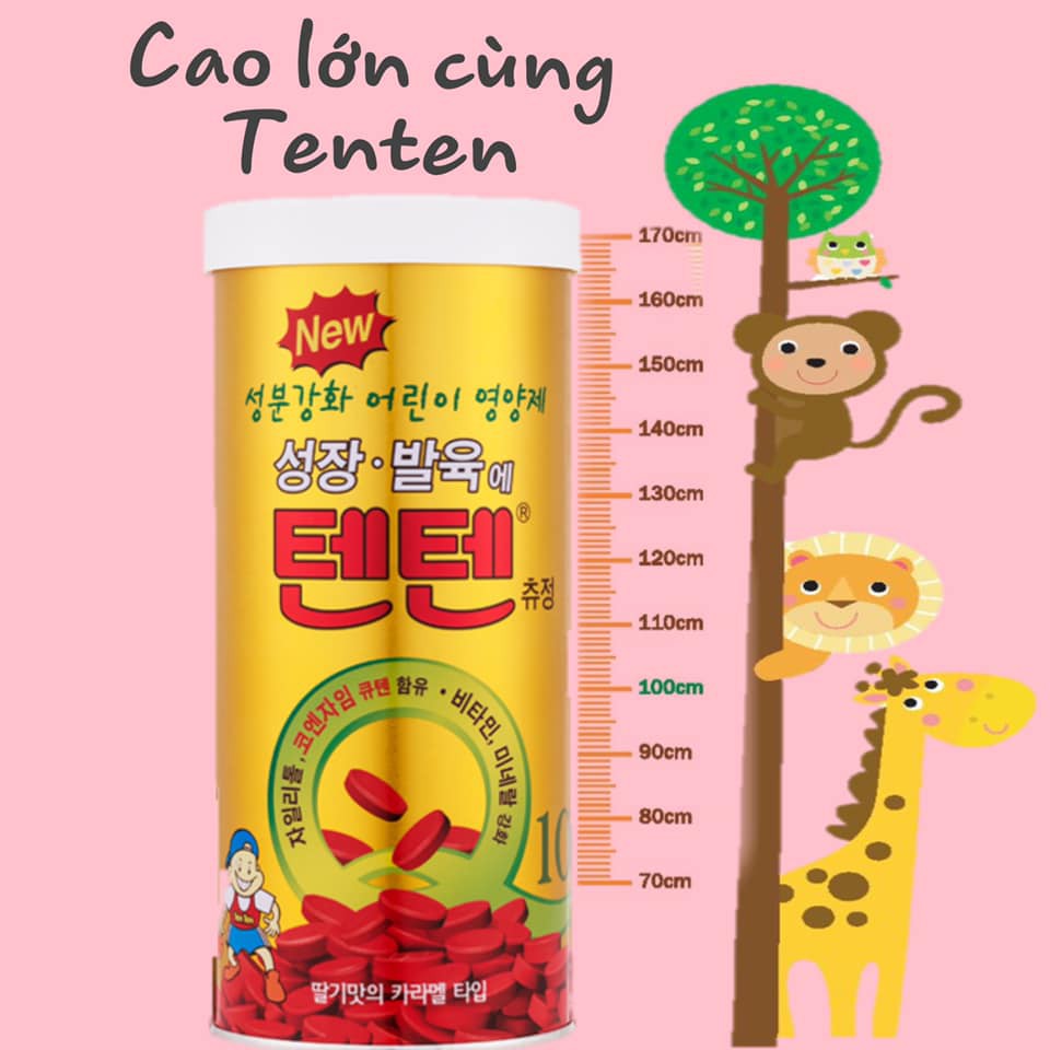 [Mã 155FMCGSALE giảm 7% đơn 500K] Kẹo Tenten Tăng Chiều Cao