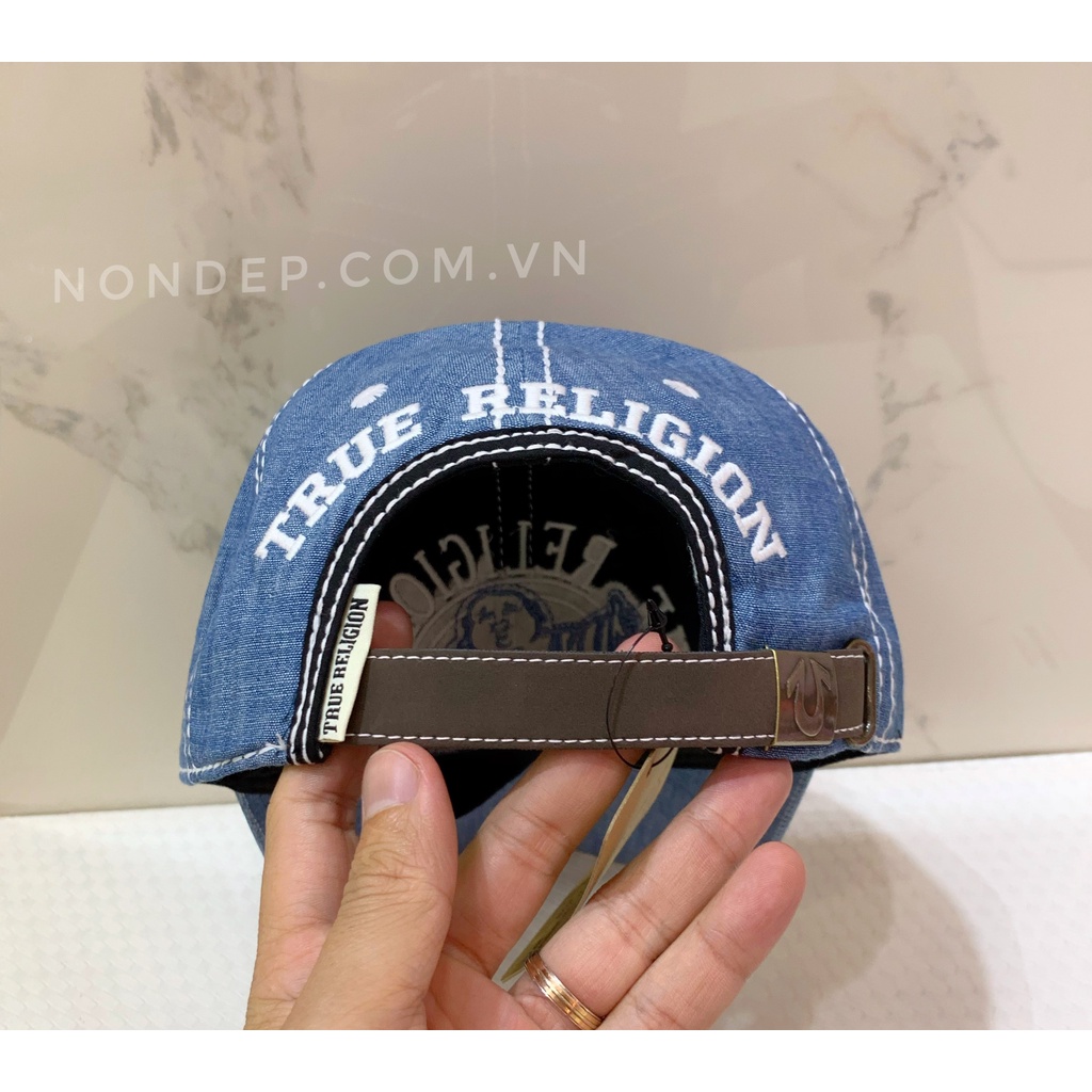 nón kết, mũ lưỡi trai ÔNG ĐỊA màu jean