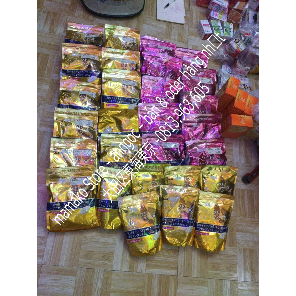 Dạng Bột pha dinh dưỡng Asahi  Perfect Asta Powder 447g/2025 dành cho 25+/Bill nhật/60 ngày