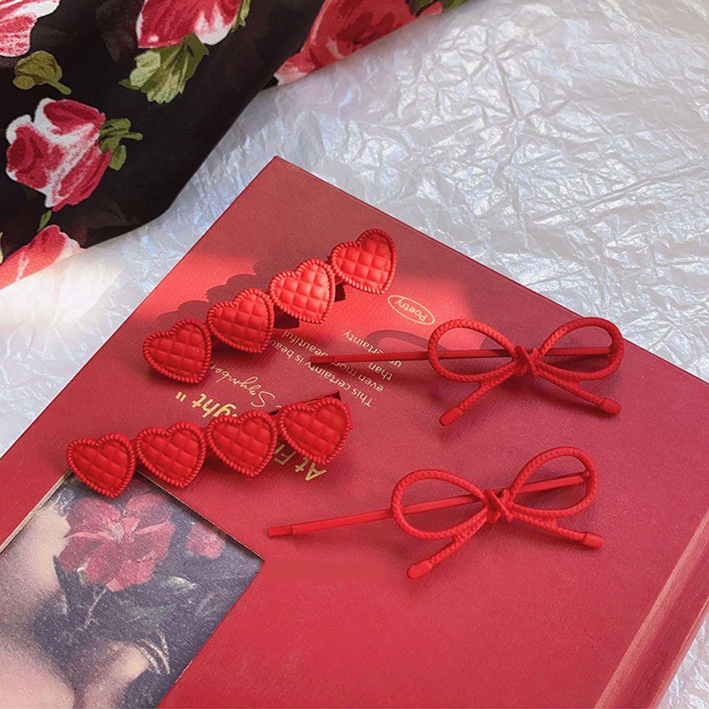 Kẹp Tóc Hình Trái Tim Nhỏ Xinh Xắn Thời Trang Cho Bạn Gái