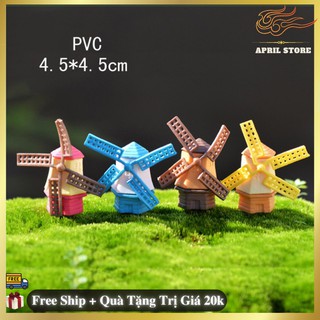 💞💖💞Tiểu Cảnh-Mô Hình Trang Trí Mini Chậu Cảnh,Sen Đá,Cây Bonsai-Terrarium-Hình Cối Xoay Gió (giao ngẫu nhiên)