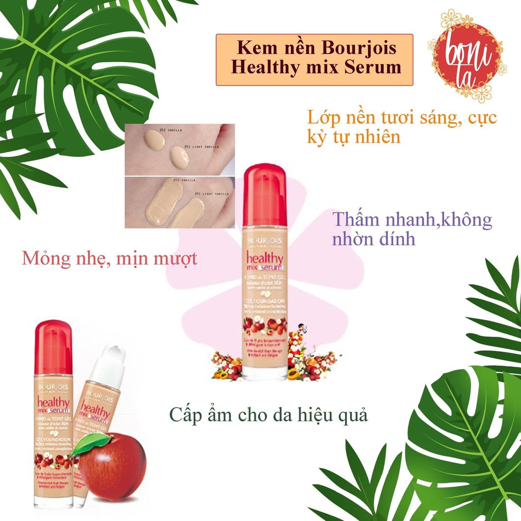 Kem nền Bourjois Healthy Mix Serum Foundation