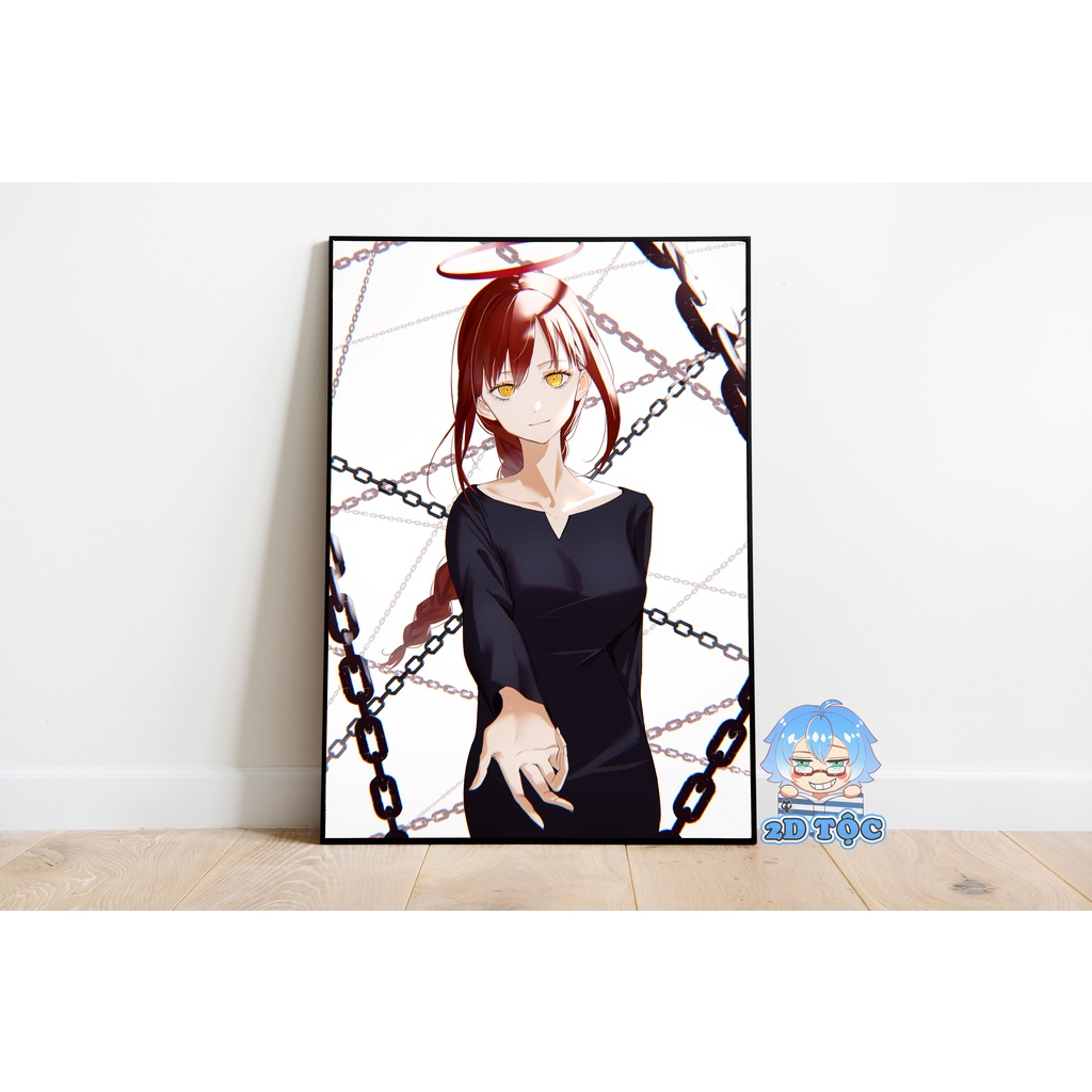 Poster A3 Makima (2) Anime Manga Chainsaw Man - 2d tộc shop