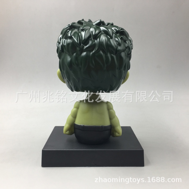 Mô hình người khổng lồ xanh Hulk - Mô hình Chibi lắc đầu trang trí taplo ô tô, trang trí bàn học, giá đỡ điện thoại