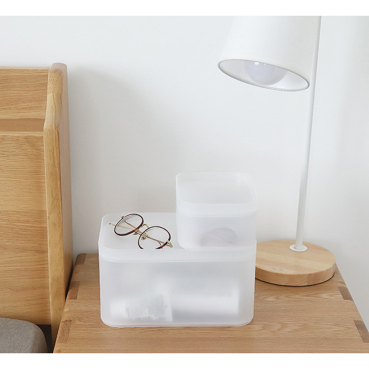 Kệ Đựng Mỹ Phẩm Mini Để Bàn Jiashi Nhựa PP 2 màu Full Size Tiện Dụng