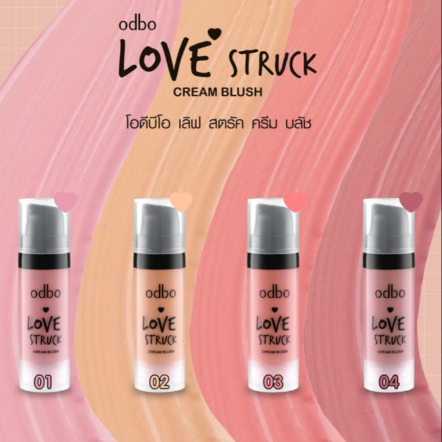 Má Hồng Dạng Kem ODBO Love Struck Cream Blush 18ml - Thái Lan