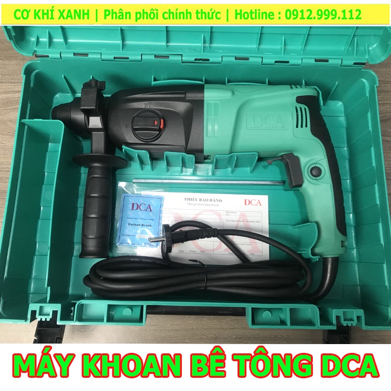 Máy khoan 3 chức năng chính hãng DCA, máy khoan bê tông AZC05 -26B