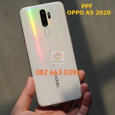 Dán PPF bóng, nhám cho Oppo A5 2020 màn hình, mặt lưng, full lưng viền siêu bảo vệ