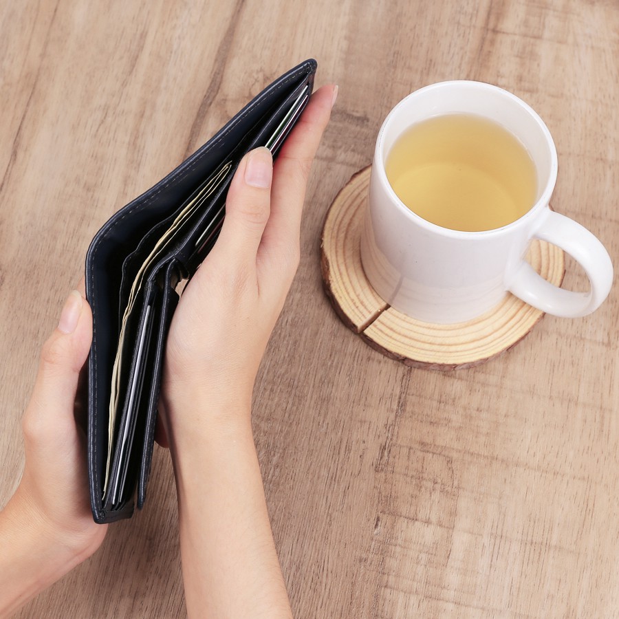 Ví da nam 4U cánh lật rời cao cấp FA206