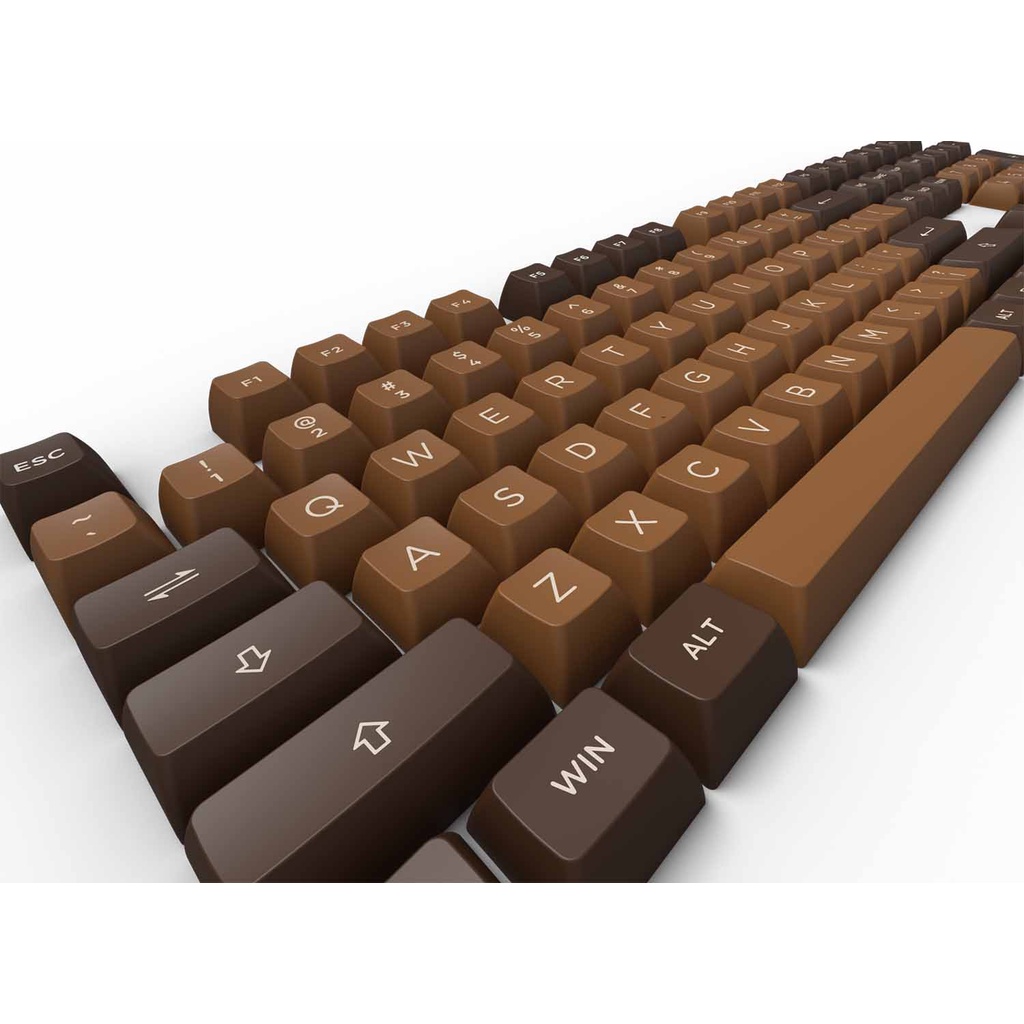 Keycap Cho Bàn Phím Cơ Akko Set – Chocolate (PBT DoubleShot/ASA profile/178 nút) | Ezpc