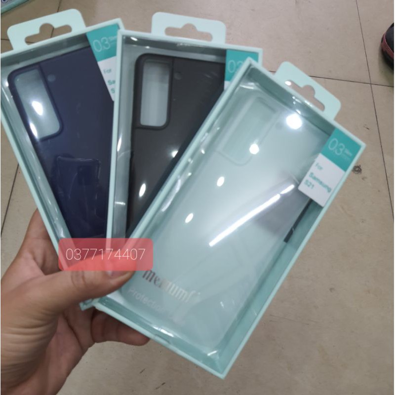 Ốp lưng Memumi siêu mỏng Samsung S21, S21 Plus, S21 Ultra lưng nhám chống vân tay