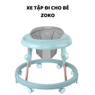 Xe tập đi cho bé tròn Zoko chống chân đi vòng kiềng chữ O chống lật đa năng trẻ từ 6-18 tháng chính hãng