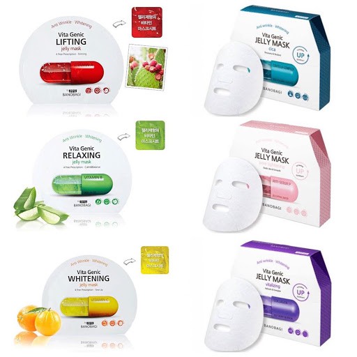 Mặt Nạ ✅FREESHIP✅ Mặt Nạ Vitamin Banobagi Vita Genic Jelly Mask bán lẻ
